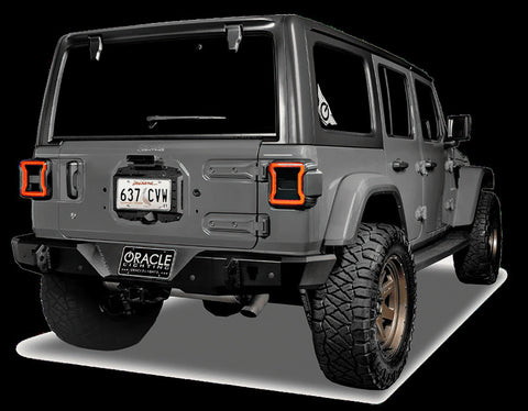 Oracle Jeep Wrangler JL Black Series LED Tail Lights - 5852-504