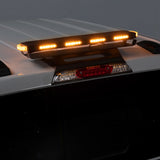 Putco 24In Universal 24In Tri Color Hornet Light (Amber/Blue/White) - LED Stealth Rooftop Strobe Bar - 950224