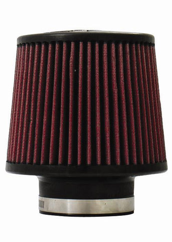 Injen High Performance Air Filter - 3.00 Black Filter 6 Base / 5 Tall / 5 Top - X-1014-BR
