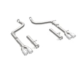MagnaFlow Axle-Back, SS, 2.5in, Quad Split Rear 3.5in Tip 2015 Dodge Challenger R/T 5.7L - 19210