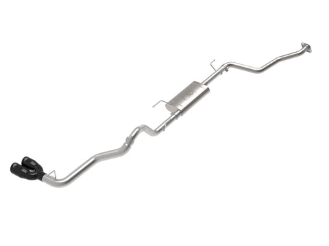 aFe 2024 Toyota Tacoma L4 2.4L Vulcan Series 2.5-3in 304 SS Steel Cat-Back Exhaust w/Black Tips - 49-36074-B