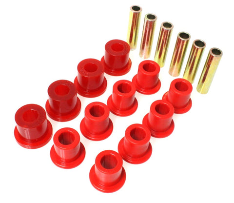 Energy Suspension Jeep Spring Bushing Set - Red - 2.2119R