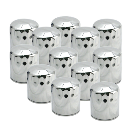 S&S Cycle 99-18 BT/2017+ M8/X-Wedge Chrome Oil Filter - 12 Pack - 310-0242