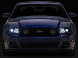 Raxiom 13-14 Ford Mustang LED Projector Headlights SEQL Turn Signals- Blk Housing (Clear Lens) - 426686