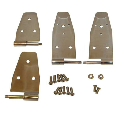 Rugged Ridge 94-95 Jeep Wrangler YJ Stainless Steel Door Hinge Kit - 11113.03