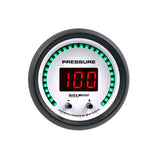 Autometer 52.4mm White Switchable 0-1600 PSI/0-110 BAR Fluid Pressure Phantom Elite Digital Gauge - 6752-PH