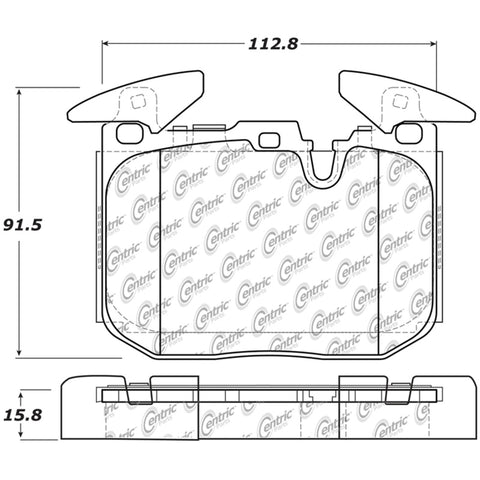 StopTech Street Touring Brake Pads - 308.16090