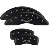 MGP 4 Caliper Covers Engraved Front & Rear Gen 5/SS Red finish silver ch - 14231SSS5RD