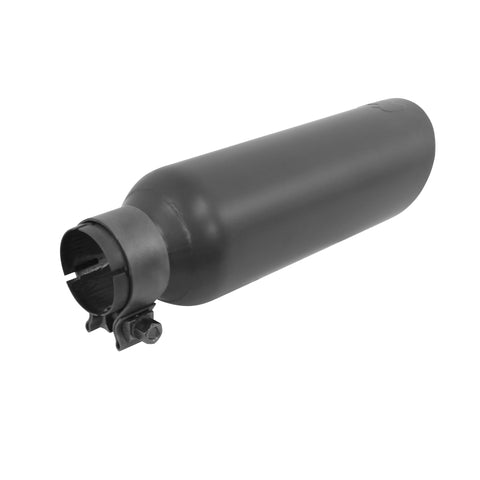 Go Rhino Exhaust Tip - Black - ID 2 1/4in x L 14in x OD 4in - GRT225414B