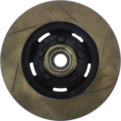 StopTech 64-67 Ford Mustang Cryo Slotted Front Right Sport Brake Rotor - 126.61053CSR