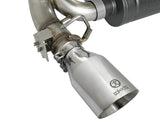 aFe Takeda 3in 304 SS Axle-Back Exhaust System w/ Polished Tip 16-18 Ford Focus RS 2.3L (t) - 49-33104-P
