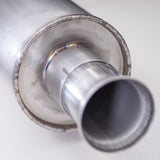 Stainless Works 2018+ Jeep Wrangler JL 304SS Factory Connect 2.5in Cat Back Dump Exhaust System - JPJLUCBD