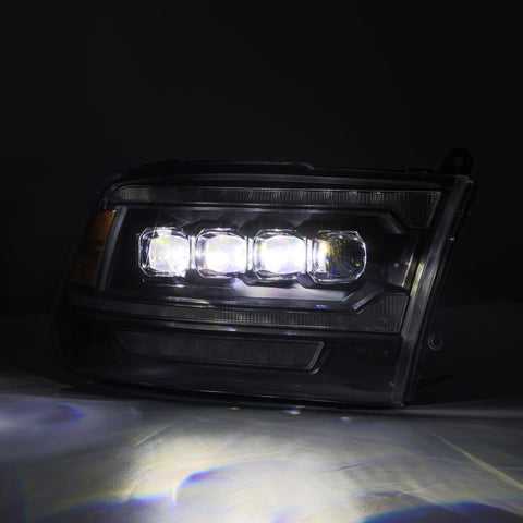 AlphaRex 09-18 Ram 2500 NOVA LED Proj Headlights Plank Style Chrome w/Activ Light/Seq Signal/DRL - 880556