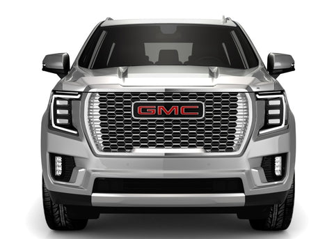 AVS 2021 GMC Yukon Aeroskin Hood Shield - Chrome - 622184