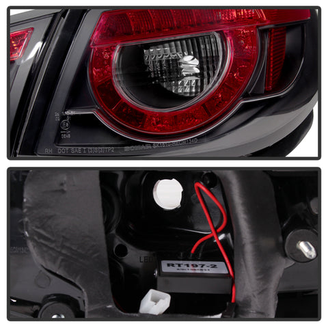 Spyder Chevy SS 2014-2016 LED Tail Lights Black ALT-YD-CVSS14-LED-BK - 5080974