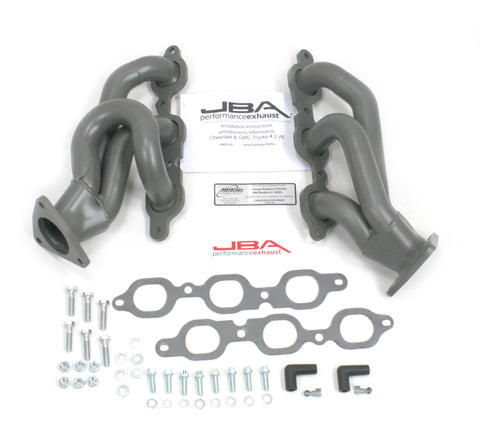 JBA 14-20 GM Truck 4.3L V6 1-5/8in Primary Ti Ctd Cat4Ward Header - 1842S-10JT