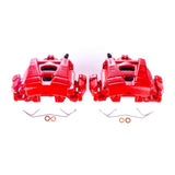 Power Stop 15-18 Audi Q3 Front Red Calipers w/Brackets - Pair - S6156