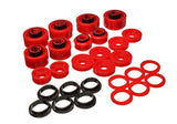 Energy Suspension 99-07 Ford F-250/F-350 SD 2/4WD Crew Cab Body Mount Set - Red - 4.4120R