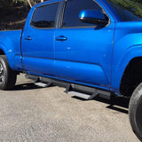 Westin 05-20 Toyota Tacoma Double Cab HDX Stainless Drop Nerf Step Bars - Textured Black - 56-127752