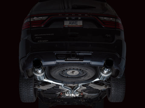 AWE Tuning 11-24 Dodge Durango 5.7L Touring Edition Exhaust w/ Diamond Black Tips - 3015-33575