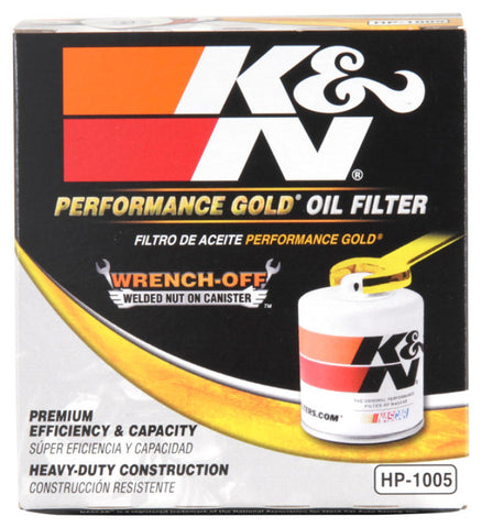 K&N Oil Filter OIL FILTER; AUTOMOTIVE - HP-1005