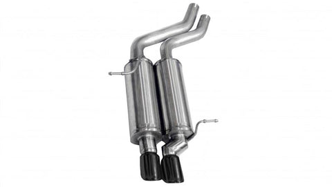 Corsa 2001-2006 BMW 325i/ci Convertible E46 Black Sport Axle-Back Exhaust - 14559BLK