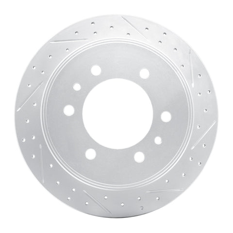 R1 06-10 Hummer H3T Rear Right Drilled & Slotted Geo-Carbon Rotor - 830-93001R