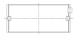 ACL 68-74 Nissan L16E/L18E 1595cc/1770cc STD Size High Perf Main Bearing Set w/.001 Oil Clearance - 5M1172HX-STD