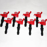 Granatelli 05-08 Ford 4.6L/5.4L 3V Hot Street Coil Packs - Black (Set of 8) - 25-3001