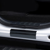 Putco 15-20 Ford F-150 - SuperCrew w/ F-150 Etching (4pcs) Black Platinum Door Sills - 95150BPFD