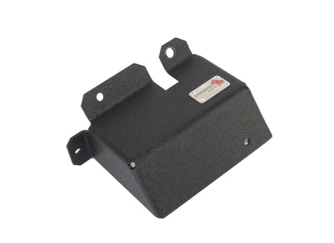 Fishbone Offroad 97-06 Jeep Wrangler TJ Steering Box Skid Plate - Black Textured Powdercoat - FB23065
