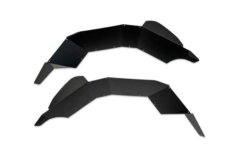 DV8 Offroad 20-24 Jeep Gladiator JT Rear Inner Fender Liners - Satin Black - INFEND-07RB