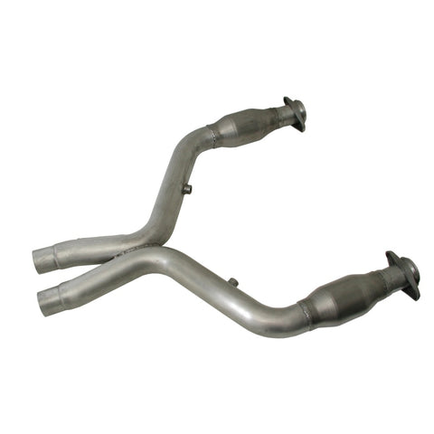 BBK 05-10 Mustang 4.6 Short Mid X Pipe With Catalytic Converters 2-3/4 For BBK Long Tube Headers - 1637