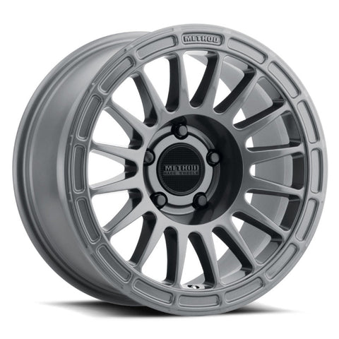 Method MR314 17x8.5 0mm Offset 5x5 71.5mm CB Gloss Titanium Wheel - MR31478550800