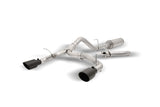 Gibson 2021+ Ford Bronco 4-DR 2.7L 4WD 2.5in Black Elite Cat-Back Dual Split Exhaust - Stainless - 69551B