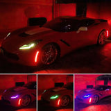 Oracle Chevrolet Corvette C7 Concept Sidemarker Set - Tinted - No Paint - 2392-020