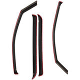 Westin 02-06 Cadillac/Chevy/GMC Escalade ESV/EXT/Avalanche In-Channel Wind Deflector 4pc -Smoke - 72-39497