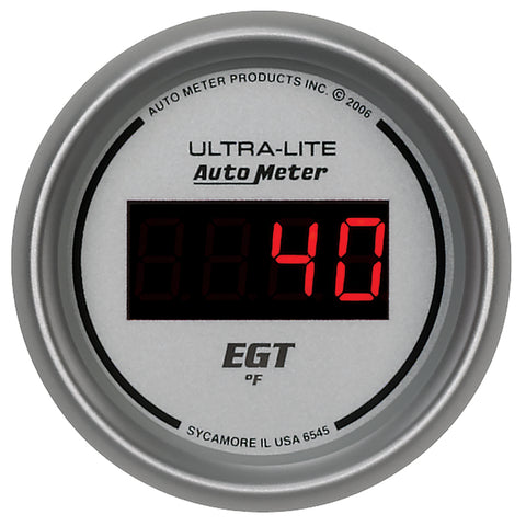 Autometer Ultra-Lite 52MM 0-2000 Degree Digital Pyrometer - 6545