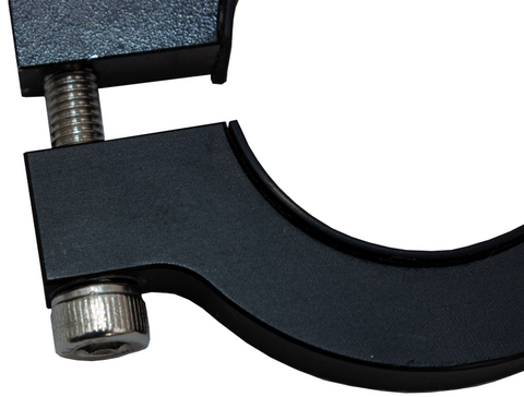 Fishbone Offroad Tube Door Mirror Billet Aluminum - Black Powdercoat - FB21114