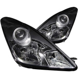 ANZO 2000-2005 Toyota Celica Projector Headlights Black - 121122