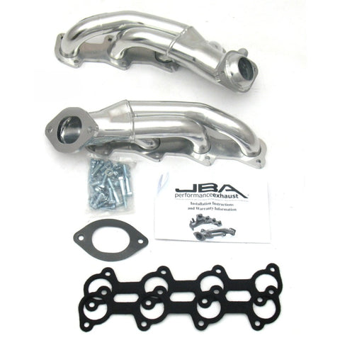 JBA 99-04 Ford Mustang 4.6L 2V 1-5/8in Primary Silver Ctd Cat4Ward Header - 1625S-9JS