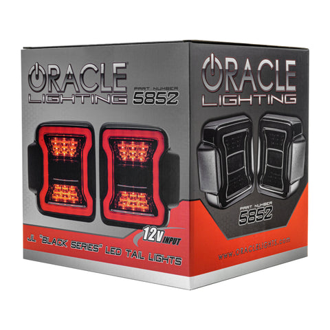 Oracle Jeep Wrangler JL Black Series LED Tail Lights - 5852-504