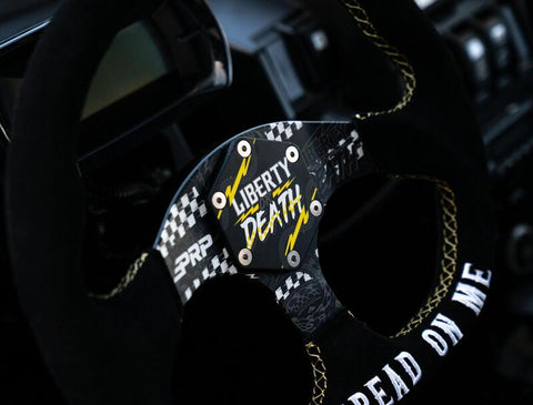 PRP Steering Wheel Center Cap Liberty or Death - G100-TR3