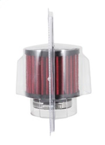 K&N 1.75 inch Vent 3 inch D 2.5 inch H Air Filter - Rubber Top - 62-1470