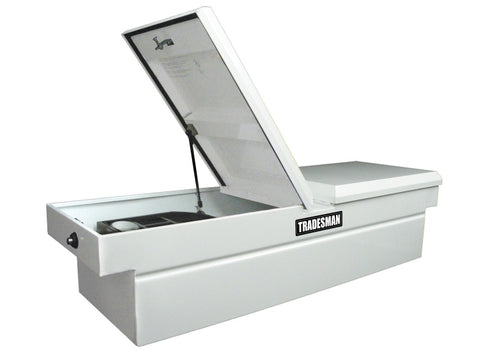 Tradesman Steel Cross Bed Truck Tool Box (70in.) - White - 86450