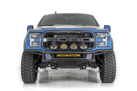 Addictive Desert Designs 17-20 Ford Raptor Pro Bolt-On Front Bumper - Hammer Black - L1157021701NA