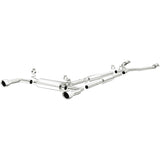 MagnaFlow 14 Infiniti Q50 V6 3.7L Cat-Back Polished Stainless Tips Dual Split Rear Exit Exhaust - 15310