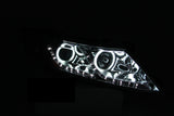 ANZO 2011-2013 Kia Optima Projector Headlights w/ Halo Chrome (CCFL) - 121459