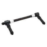 Russell Performance -8 AN to -8 AN ProClassic Demon Carb Dual Inlet Carb Kit (Black/Silver) - 641183