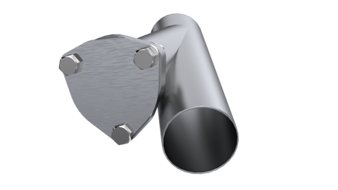 QTP 2.5in Weld-On QTEC Exhaust Cutout Y-Pipe - 10250